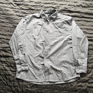 Men's Blue-Grey Oxford Shirt
